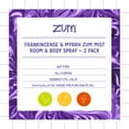 Zum Mist Room and Body Spray Frankincense and Myrrh 4 fl oz (2 Pack