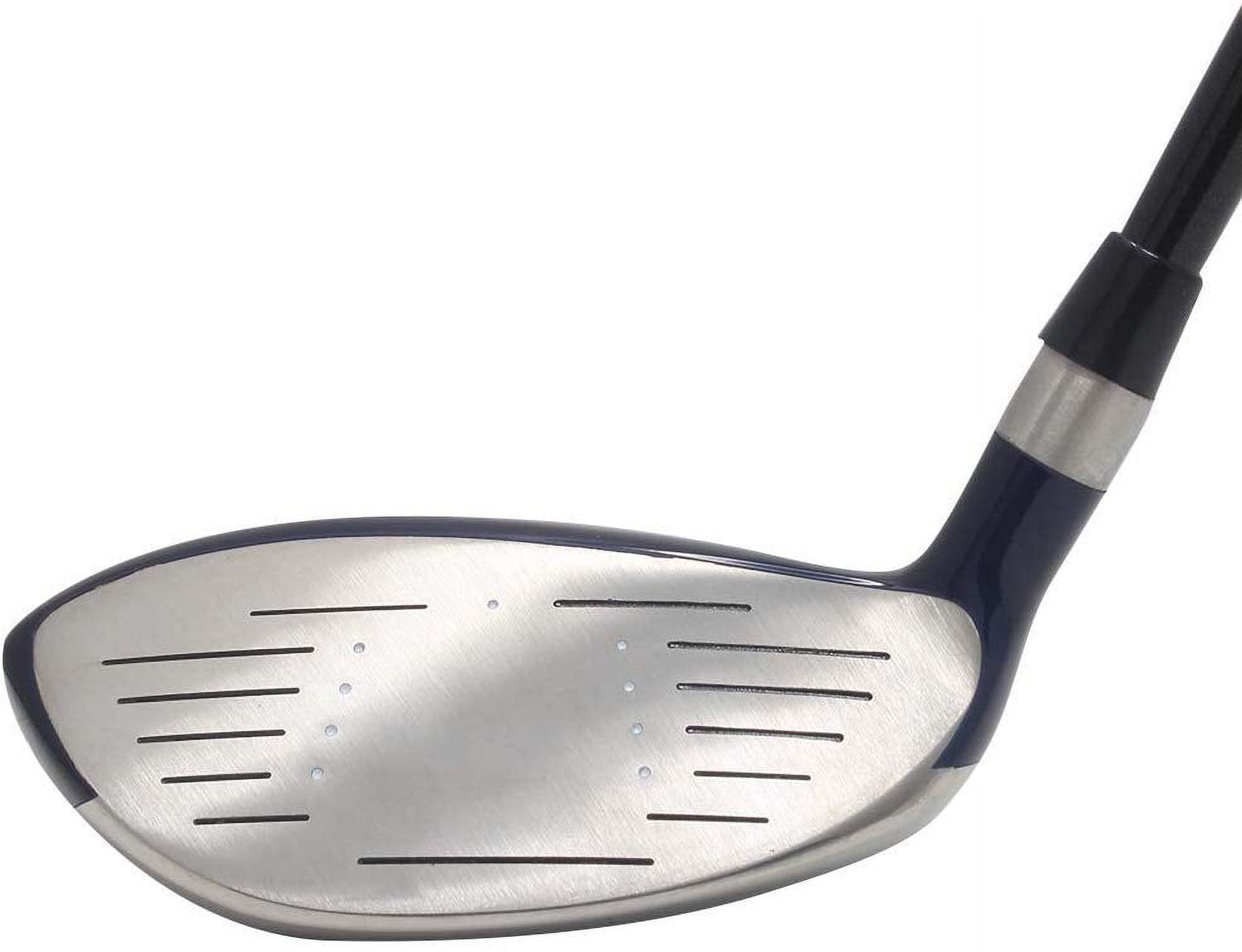 XL Big & Tall Senior Men's (+2" Longer Than Standard Length) Integra SoooLong 21 Wood Golf Club, Right Handed Senior Flex with Men's Senior Size Black Pro Velvet Grips