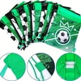 thumbnail image 4 of KISPATTI 12 Pcs Soccer Party Favor Bags Sports Party Drawstring Bags Candy Treat Reusable Cloth Bags Party Gift for Birthday Sports Party Soccer Baby Shower Decor Supplies, 4 of 6
