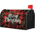 thumbnail image 2 of Christmas Wreath Mailbox Covers Magnetic Letter Post Box Cover Wrap Garden Yard Home Decor Outdoor Yard Farmhouse Home Mailbox Cover Magnetic Standard 21L X 18W, 2 of 6