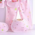 thumbnail image 6 of NOLDARES Preemie Newborn Baby Boy Girl Clothes Infant Clothing Romper Pant Outfits Set Layette Essentials 7 Pieces Set(A072-Light Pink), 6 of 6