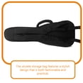 thumbnail image 3 of FESTFENDS Sac de Guitare Acoustique Noir en Tissu Oxford Rembourré Protection pour Rangement d'Instruments de Musique Lot de 1, 3 of 7