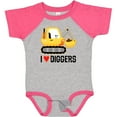 thumbnail image 3 of Inktastic Construction Truck I Love Diggers Boys or Girls Baby Bodysuit, 3 of 5