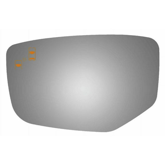 Flat Driver Side Replacement Mirror Glass for 2016-2020 Acura ILX W/O Baking Plate