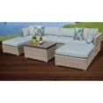 thumbnail image 4 of MONTEREY-07b-NAVY Monterey 7 Piece Outdoor Wicker Patio Furniture Set 07b with 2 Covers: Beige and Navy, 4 of 5