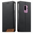 thumbnail image 1 of Funda Tipo Cartera de Cuero Sintético para Samsung Galaxy S9 Plus Bloqueo RFID, con Ranuras para Tarjetas y Bolsillo para Efectivo, Cierre Magnético Fuerte Negro, 1 of 6