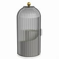 thumbnail image 5 of Birdcage-Style 360° Rotating Toothpaste and Toothbrush Holder with Glass Cover (White ), 5 of 5