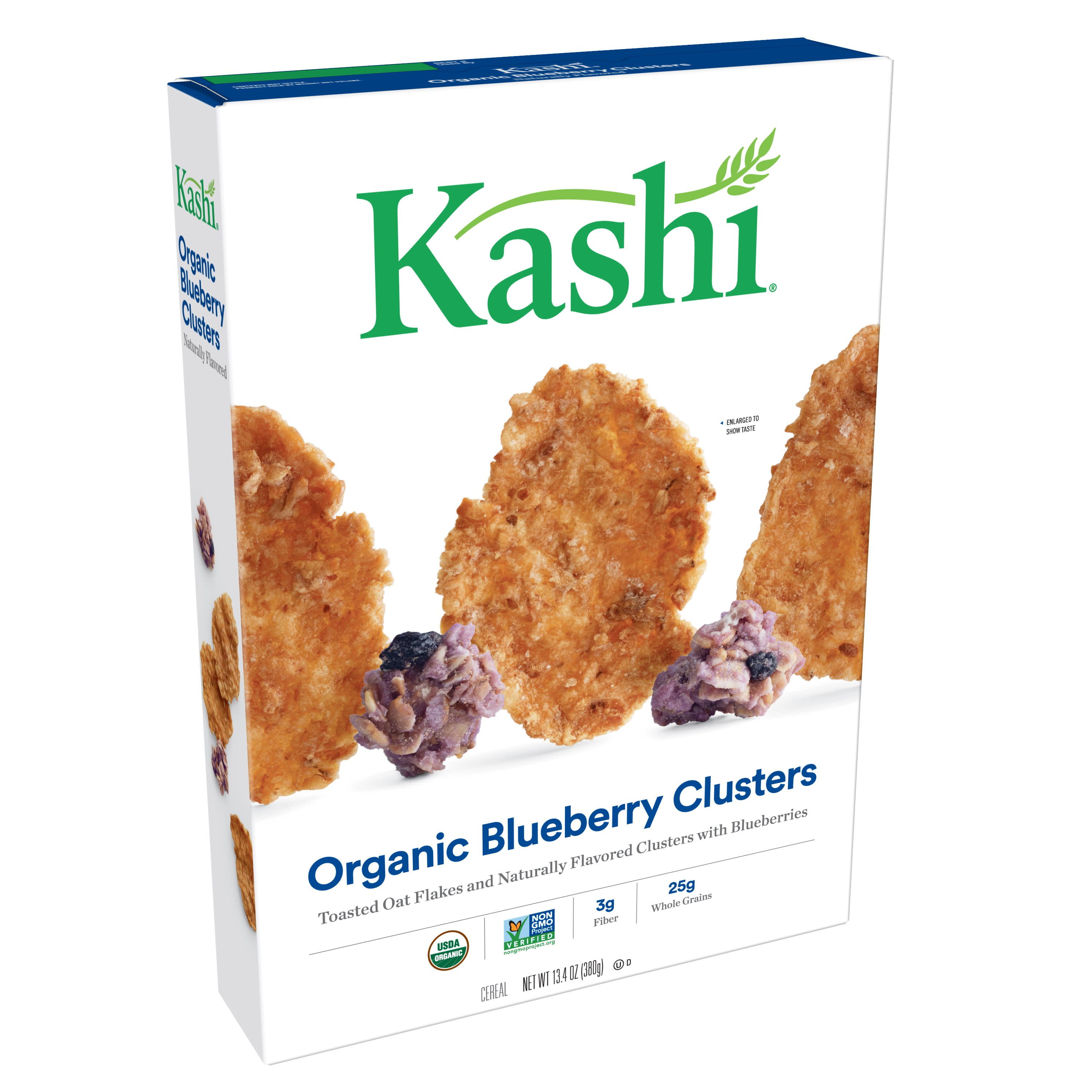 Kashi Blueberry Clusters Breakfast Cereal NonGMO 13.4 oz