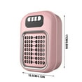 thumbnail image 3 of LmnLft Mini Wall-Mounted Space Heater for Office and Bedroom, Silent Electric Heater with Fast Heating, Portable Design, Overheat Protection, Energy-Efficient, and Safe Indoor Use for Home, 3 of 7