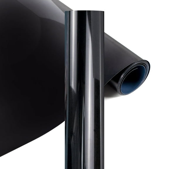 HTVRONT 12" x 5FT Heat Transfer Craft Vinyl Roll, Black