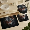 thumbnail image 6 of Tiger Animals 4pcs Shower Curtain Decoration ，modern Home Decoration, Waterproof Shower Curtain 4pcs, 6 of 8