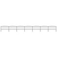 thumbnail image 2 of vidaXL Garden Fence Patio Privacy Screen Fence Wall with Spear Top Steel Black, 2 of 89