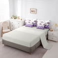 thumbnail image 5 of Erosebridal Purple Butterfly Twin Bedding Sets 7-Piece for Girl, Spring Tree Bedding Comforter Set, 5 of 7