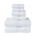 thumbnail image 3 of Cozy Home 100% Cotton 6 Piece Towel Set White, 3 of 7