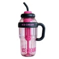thumbnail image 2 of Ice Cream Insulated Tumbler with Straw and Handle, 1400ML Large Capacity Water Bottle for Travel, Office, Gym, Outdoor Activities - BPA Free, Leak Proof, Portable Hydration Cup for Adults, Teens, Dai, 2 of 8