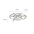 thumbnail image 2 of Steam Rack,Steaming Rack Stand,Steamer Basket,Heavy Duty Stainless Steel Metal 15x3.2cm, 2 of 2