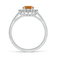 thumbnail image 5 of Tibetan Silver Women's Statement Ring 925 Sterling Silver Fashion Jewelry Citrine Gemstone, US size 7, 5 of 6