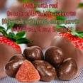 thumbnail image 3 of Milk Chocolate Covered Dried Strawberries by It's Delish, 12 Oz Bag  Gourmet Dairy Chocolate Covered Strawberry Fruit Snacks Bulk Chocolate Candy  Dairy, Kosher, 3 of 7