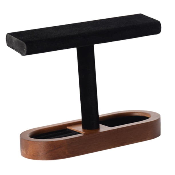Soporte para pulseras, expositor de joyas de madera, torre de joyería, organizador de pulseras para Una sola capa