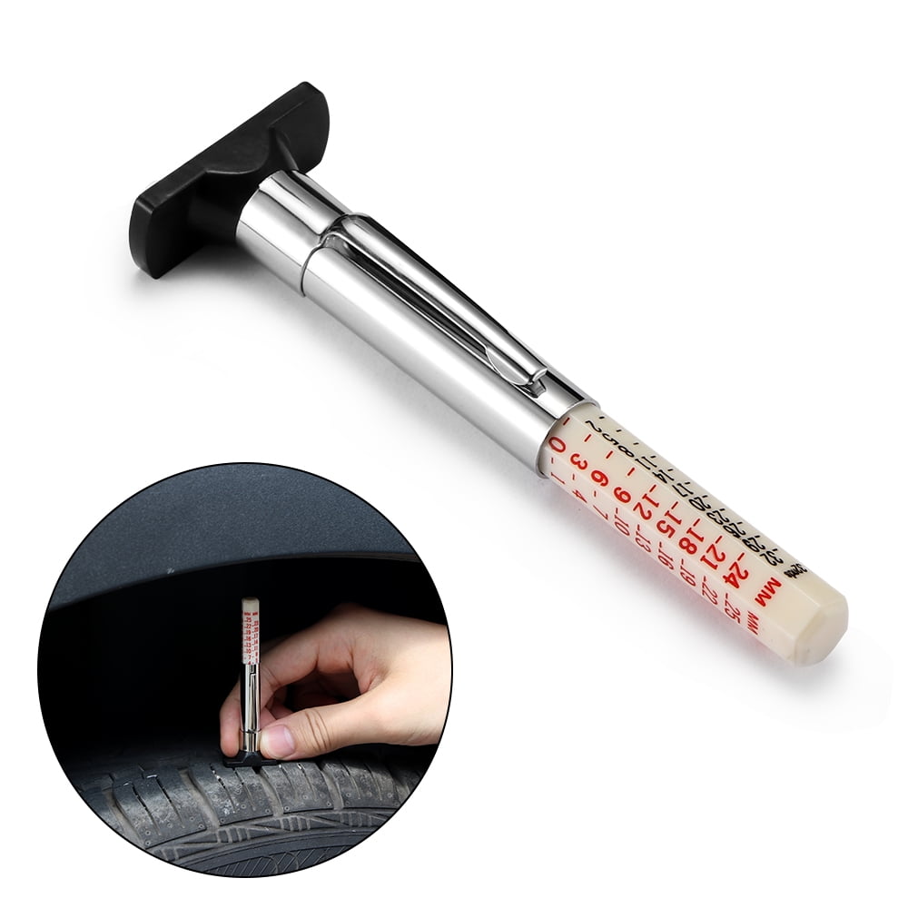Toma Tyre Depth Gauge Metric Standard Measure Tester Digital Coded 25mm