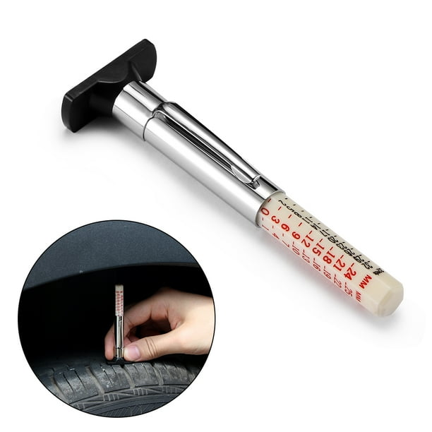 Toma Tyre Depth Gauge Metric Standard Measure Tester Digital Coded 25mm