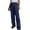 Dark Blue, variant on Christmas Clearance! Borniu Pants Wide Leg Pants For Women, Solid Color High-waist Loose Women's Wide Leg Pants Clearance