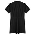 thumbnail image 6 of Sxiwei Men's Short Sleeve One Piece Turn-down Collar Zip-Front Overall with Pocket Jumpsuit Black XXL, 6 of 6