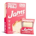 Jams Strawberry 10g Protein Frozen PB&J Sandwiches, 4 Count, 9.7 Oz ...