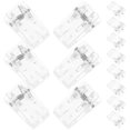 thumbnail image 1 of BESTYASH 50Ud Sujetadores Plásticos Transparentes Para Identificación Con Clip Resorte Para Uso Diario, 1 of 8