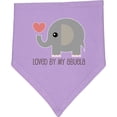 thumbnail image 2 of Inktastic Loved by My Abuela Grandchild Baby Bandana Bib, 2 of 4