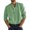 Green, variant on Men’s Long Sleeve Cotton Linen Shirt Stand Up Collar Breathable Casual Top