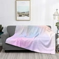 thumbnail image 2 of Naloa Rainbow Flannel Blankets - Thick and Warm Blanket for Winter, Soft Fuzzy Plush King Blanket for All Seasons40"x30", 2 of 6