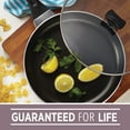 thumbnail image 4 of Farberware Dishwasher 15 Piece Safe Nonstick Cookware Set, Black, 4 of 11