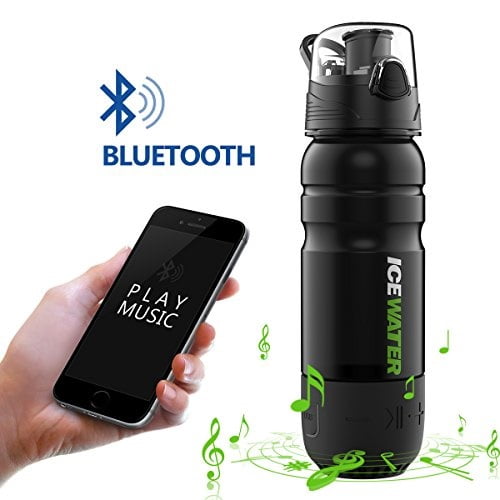 water bottle with built in speaker