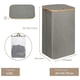thumbnail image 3 of Cesto para ropa sucia de 110 l yuxing organizador de Cesta plegable con bolsa interior extraíble gris, 3 of 5