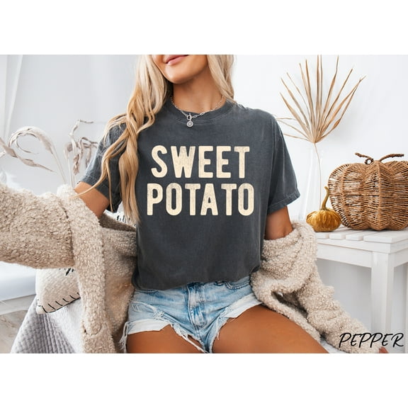 Grouchy Potato Shirt Funny Sweet Potato Tee Couples Matching Thanksgiving Shirts Fall Outfit Multi