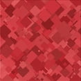 thumbnail image 1 of Ahgly Company Tapis d'Intérieur Lavable en Machine Carré Rouge Transitionnel, 7 Pieds Carré, 1 of 7