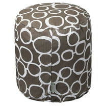 Majestic Home Goods Fusion Indoor Ottoman Pouf