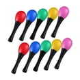 thumbnail image 2 of Milaget 10 Pcs Jouets Maracas Peints à la Main Faveur de Fête Shaker pour Rassemblement KTV en Direct, 2 of 9