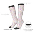 thumbnail image 4 of Naloa Colorful Bunny Thigh High Socks Extra Long Stretchy Sock Women Over Knee High Opaque Stocking Daily Wear, 4 of 6