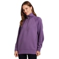 thumbnail image 4 of RBX Active Women's Stretchy Soft Luxe Athleisure All Season 1/2 Zip Tunic Sweatshirt, 4 of 5