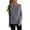C-Grey183, variant on Womens Sweaters Off Shoulder Loose Fit Long Sleeve Solid Color Knitted Top For Fall Winter Fashion Stylish Soft Jumper Tops