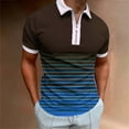 thumbnail image 2 of kamemi Polo Shirts for Men Men's Short&Long Sleeve Polo Shirts Casual Slim Fit Solid Soft Pocket Shirt(Blue,M), 2 of 5