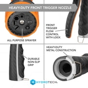 HydroTech Heavy Duty Front Trigger 8 Pattern Hose Nozzle