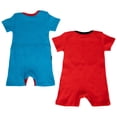 thumbnail image 2 of Marvel Spider-man et Captain America Ensemble de 2 Barboteuses pour Bébé-0-3 Mois, 2 of 2