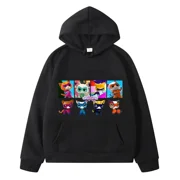 Super Kitties Children Sweatshirt y2k sudadera boy clothes Autumn Fleece pullover Casual Jacket anime hoodies clothes girls