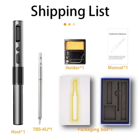 

BCLONG 1Sets Adjustable Constant Temperature Intelligent Pd65W Electric Soldering Iron