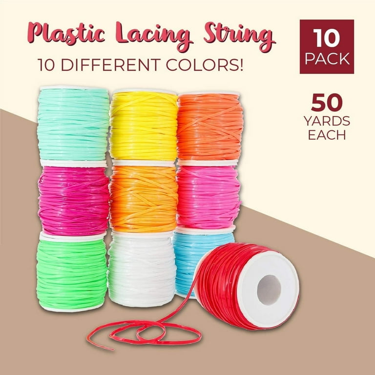 Lanyard String - Craft Lace - Plastic Lace - Plastic Lacing - Gimp