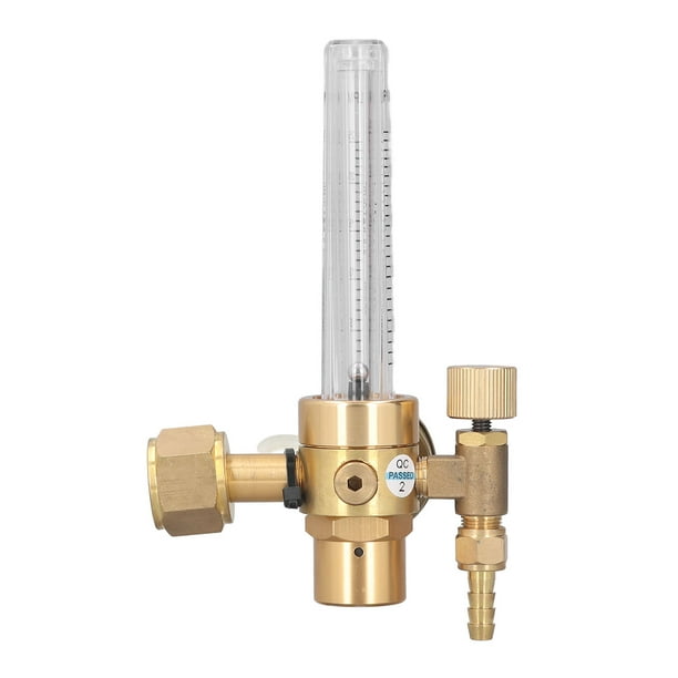 Regulador de Gas CO2, Válvula de Regulador de Gas de Soldadoura 0-25 LPM Flujo de Flujo de Latón 0-3500Psi Para Soldadores para