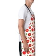 thumbnail image 3 of Fuzoiu Fresh Red Tomato Print Adjustable Waterproof Apron with Pockets,Waterproof Apron for Cooking, Gardening, and Art Projects, 3 of 8